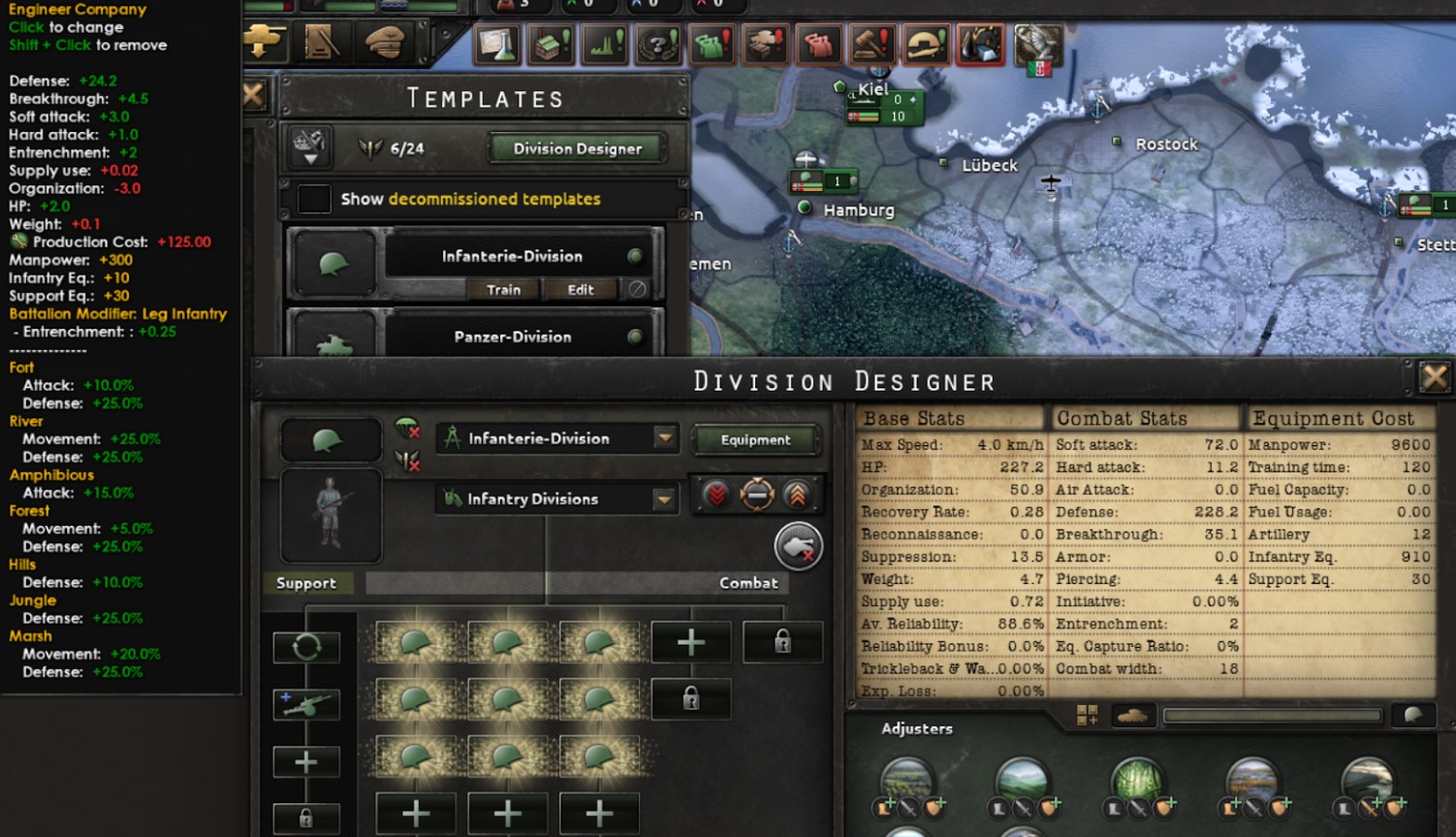 The strongest division and equipment templates in Hearts of iron 4(2)